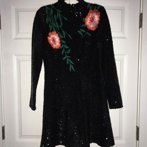 Black sparkle dress